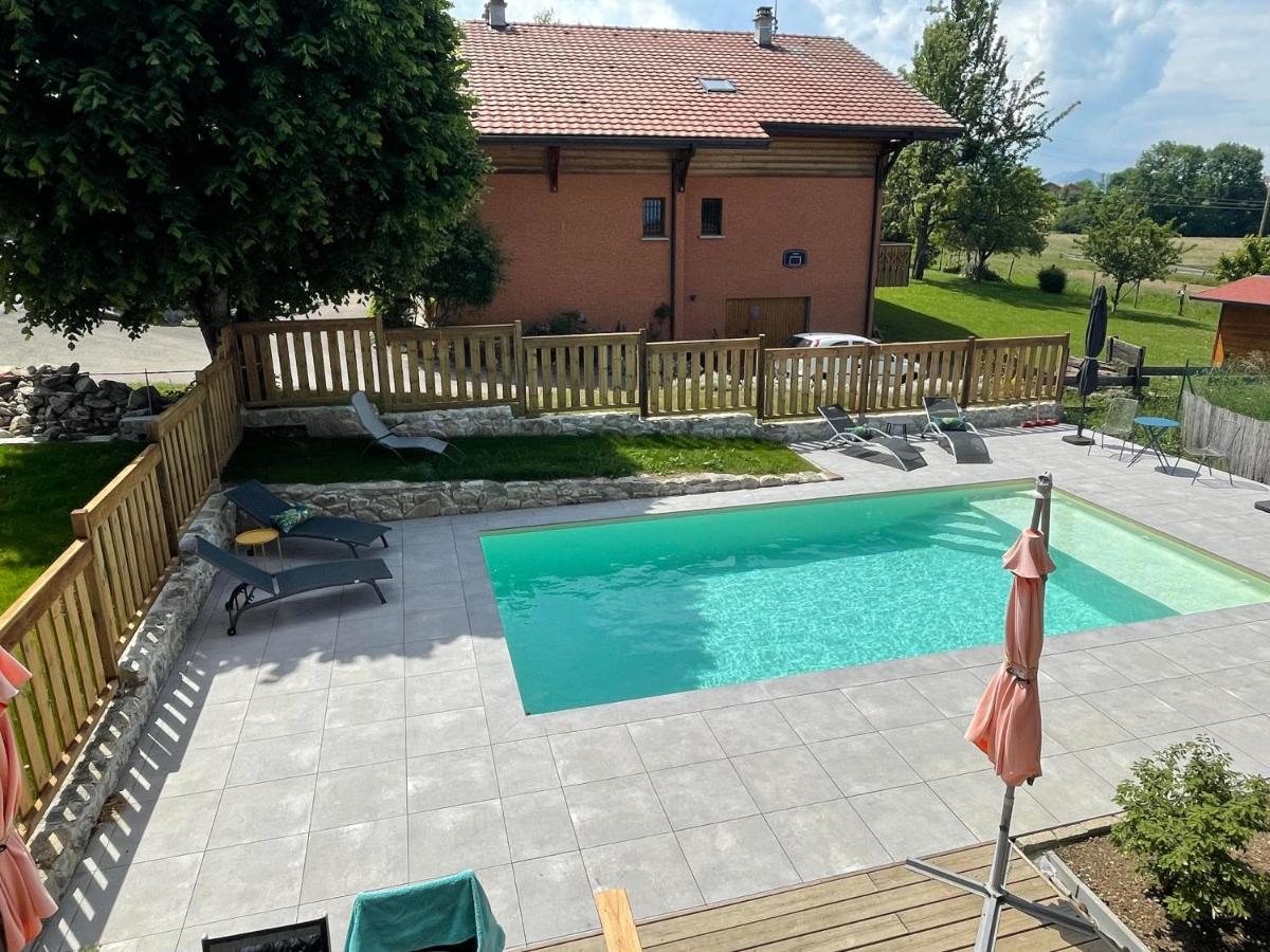 Maison D'Hotes Des Bassins D'Oche Saint-Paul-en-Chablais Exteriör bild